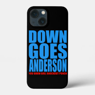Down Goes Anderson  iPhone 13 Mini Case