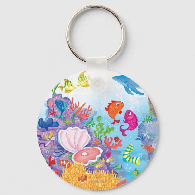 Down In The Ocean Key Ring (Front)