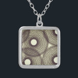 down into darkness silver plated necklace<br><div class="desc">one eye watching you</div>