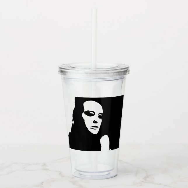 Down Looker Acrylic Tumbler (Front)