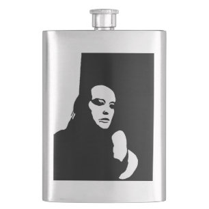 Down Looker Hip Flask
