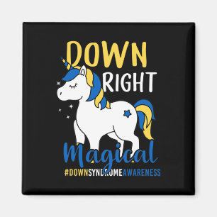 Down Right Magical Unicorn Down Syndrome Awareness Magnet
