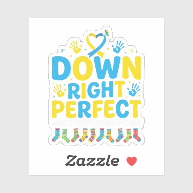 Down Right Perfect 3.21 Down Syndrome Awareness (Sheet)