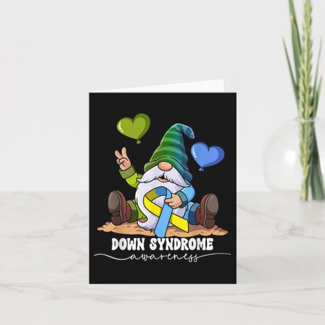 Down Syndrome Awareness _1  Card (Front)