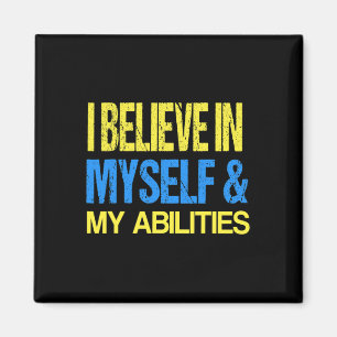 Down Syndrome Awareness ADHD Awareness Autism Spec Magnet