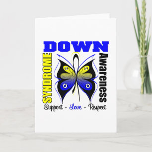 Down Syndrome Awareness Butterfly Card