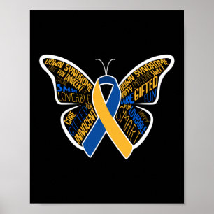 Down Syndrome Awareness Butterfly Special Poster