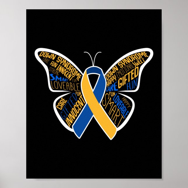 Down Syndrome Awareness Butterfly Special Poster (Front)