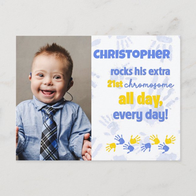 Down Syndrome Awareness Card (Front)