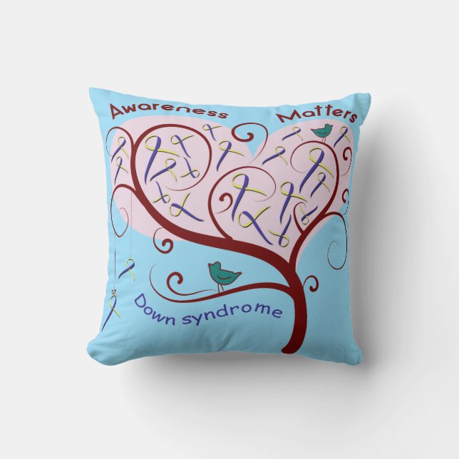 Down syndrome awareness cushion (Front)