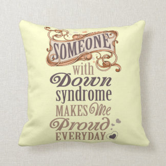 Down syndrome awareness cushion