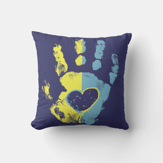 Down syndrome awareness cushion (Front)