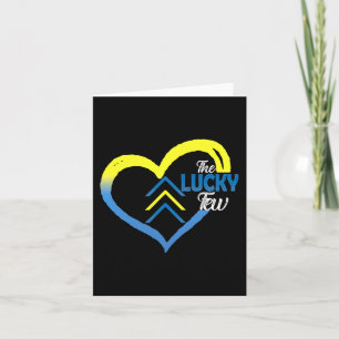 Down Syndrome Awareness Day 3 Arrows Lucky Few Tat Card