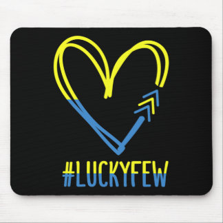 Down Syndrome Awareness Day 3 Arrows Lucky Few Tat Mouse Pad