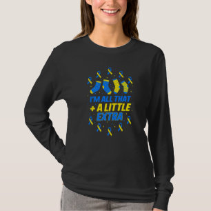 Down Syndrome Awareness Day Little Extra Blue Yell T-Shirt