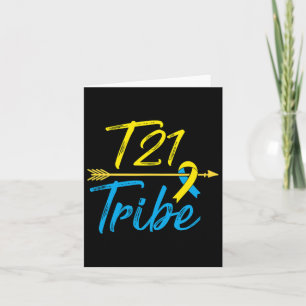 Down Syndrome Awareness Day March 21 Tribe Arrow T Card