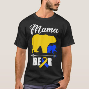 Down Syndrome Awareness Day Shirt, Mama Bear Triso T-Shirt