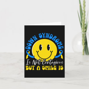 Down Syndrome Awareness Extra Chromosome Trisonomy Card