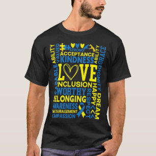 Down Syndrome Awareness Extra Chromosome Trisonomy T-Shirt