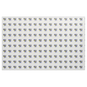 Down Syndrome awareness fabric