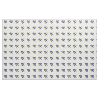 Down Syndrome awareness fabric