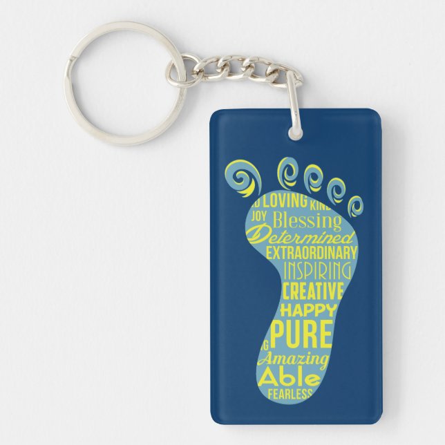 Down syndrome awareness key ring (Front)