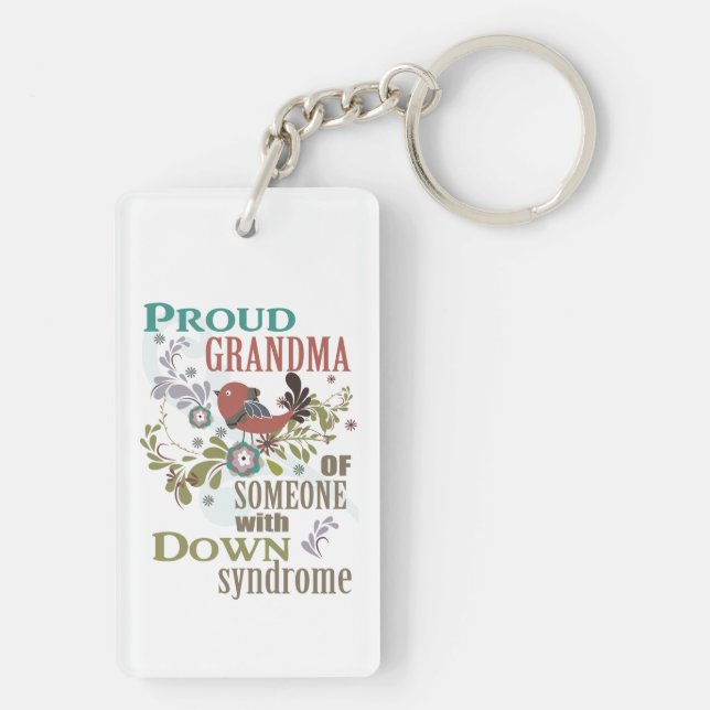 Down syndrome awareness key ring (Back)