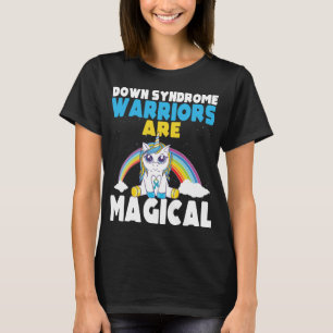 Down Syndrome Awareness Magical Unicorn Trisomy 21 T-Shirt