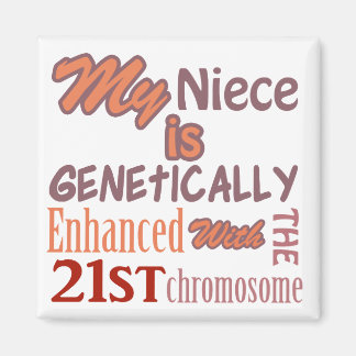 Down syndrome awareness magnet