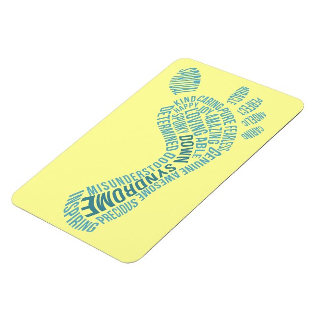Down syndrome Awareness Magnet (Left Side)