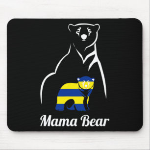 Down Syndrome Awareness Mama Bear Mum  Mouse Pad