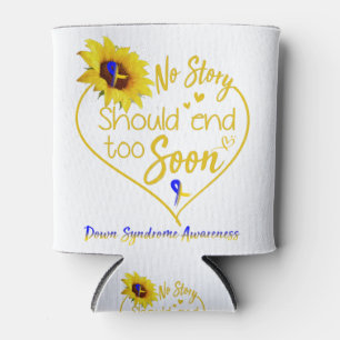 Down Syndrome Awareness Month Ribbon Gifts Can Cooler