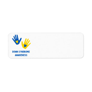 Down Syndrome Awareness Return Address Label