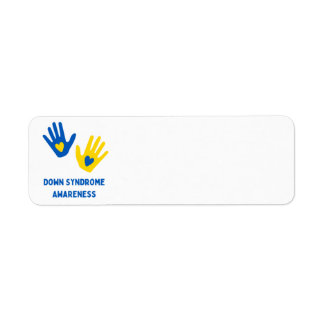 Down Syndrome Awareness Return Address Label