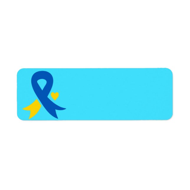 Down Syndrome Awareness Return Address Label (Front)