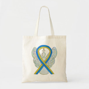 Down Syndrome Awareness Ribbon Art Tote Bag