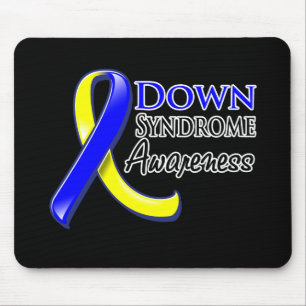 Down Syndrome Awareness Ribbon Mouse Pad