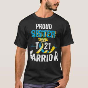 Down Syndrome Awareness Sister Apparel Happy Gift  T-Shirt