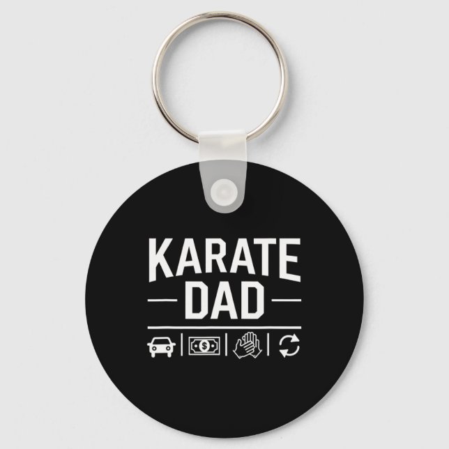 Down Syndrome Awareness Skeleton Support Squad Hal Key Ring (Front)