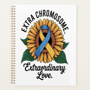 Down Syndrome Awareness Sunflower Planner