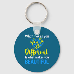 Down syndrome awareness support world down syndrom key ring