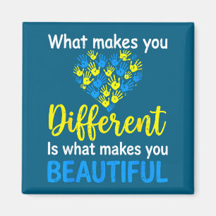 Down syndrome awareness support world down syndrom magnet