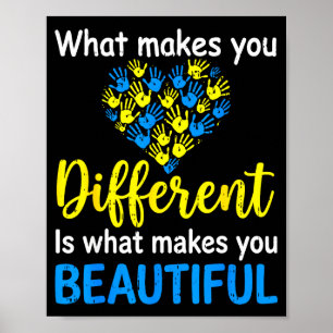 Down syndrome awareness support world down syndrom poster