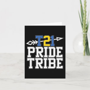 Down Syndrome Awareness T21 Day Women Kids 1 Card
