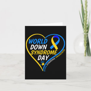 Down Syndrome Awareness - World Down Syndrome Day Card
