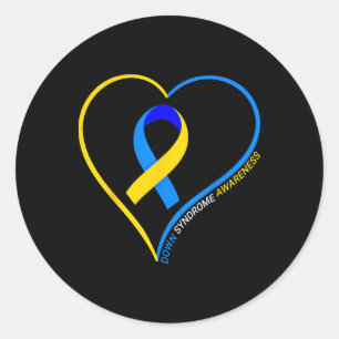 Down Syndrome Awareness - World Down Syndrome Day  Classic Round Sticker