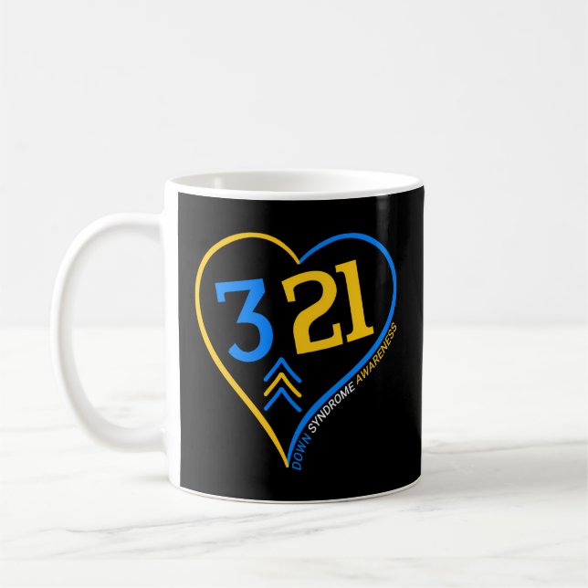 Down Syndrome Awareness - World Down Syndrome Day  Coffee Mug (Left)