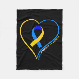 Down Syndrome Awareness - World Down Syndrome Day  Fleece Blanket