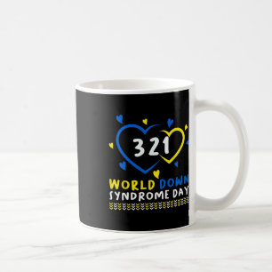Down Syndrome Day Awareness Trisomy 21 Down Syndro Coffee Mug