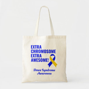 Down Syndrome Day Extra Chromosome Extra Awesome Tote Bag